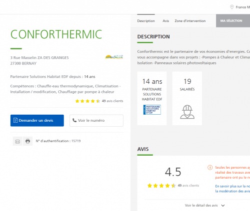 conforthermic-avis-edf